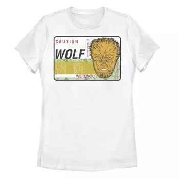 Футболка Universal Monsters The Wolf Man для юниоров с рисунком Extreme Danger Licensed Character