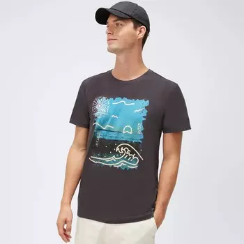 Футболка Up8 Blau, серый