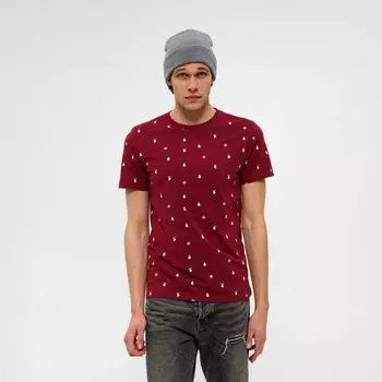 Футболка Up8 Nieve, бордовый