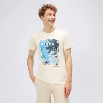 Футболка Up8 Parlas, бежевый