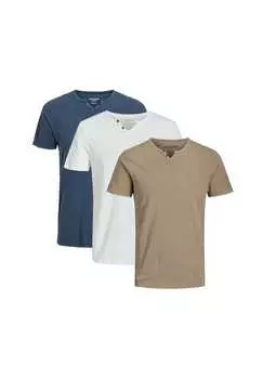 Футболка упаковка 3 шт. Jack & Jones, мультиколор