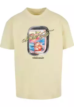Футболка Upscale by Mister Tee "Upscale by Mister Tee Sip&Fly Heavy Oversize Tee ", желтый