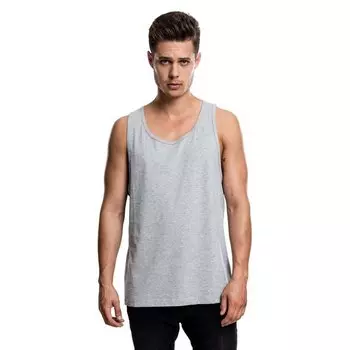Футболка Urban Classics Big Sleeveless Round Neck T-Shirt, серый