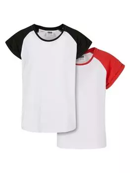 Футболка Urban Classics, цвет white/hugered+white/black