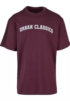 Футболка Urban Classics, цвет Wine red