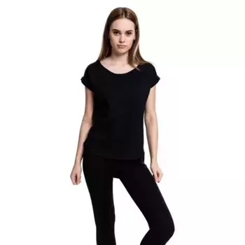 Футболка Urban Classics Long Back Shaped Slub, черный