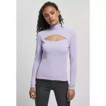 Футболка Urban Classics Long sleeve high neck, синий