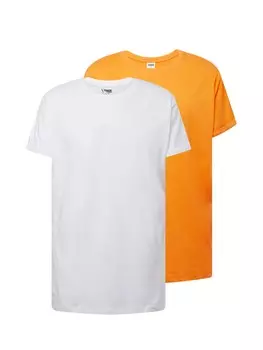 Футболка Urban Classics, оранжевый/белый