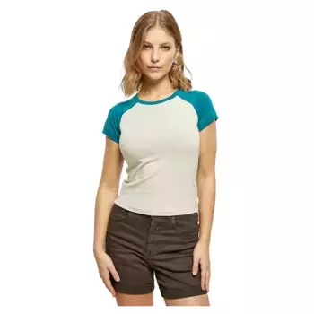 Футболка Urban Classics Organic StretchRetro Baseball, бежевый