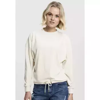Футболка Urban Classics Oversized Velvet Crew, белый