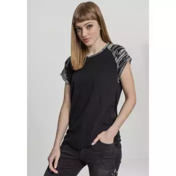 Футболка Urban Classics Raglan Big Contract, черный