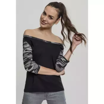 Футболка Urban Classics Raglan, черный