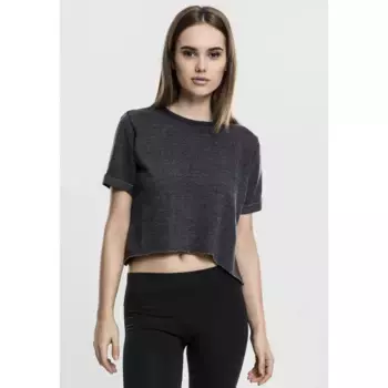 Футболка Urban Classics S Burnout Crew, серый