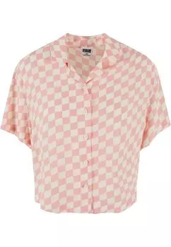 Футболка Urban Classics s, цвет lemonadepinkcheck