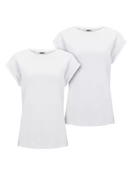 Футболка Urban Classics s, цвет white+white