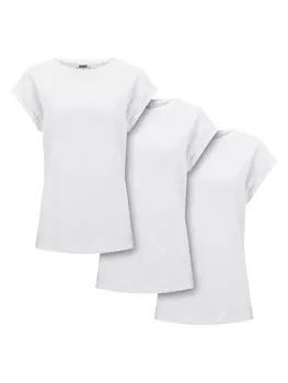 Футболка Urban Classics s, цвет white+white+white