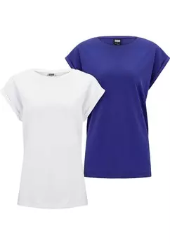 Футболка Urban Classics Shirt, цвет blue/white