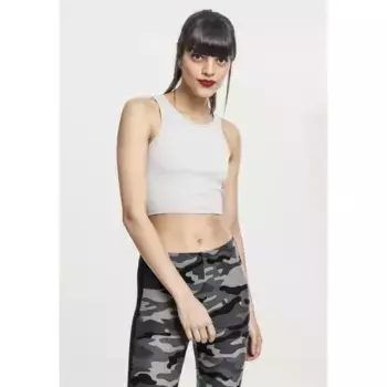 Футболка Urban Classics Sport Crop Top, серый