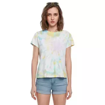 Футболка Urban Classics Tie Dye Boyfriend, белый