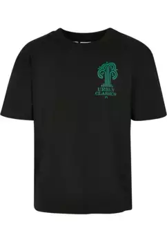 Футболка URBAN CLASSICS " Urban Classics Мужская футболка с логотипом из органического дерева для мальчиков", черный