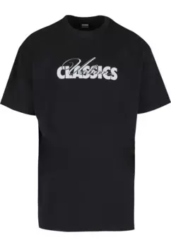 Футболка URBAN CLASSICS " Urban Classics UC Cursive Bold Logo Tee Oversized Tee", черный