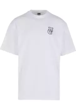 Футболка URBAN CLASSICS " Urban Classics UC Shiny Logo Tall Tee", белый