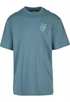 Футболка URBAN CLASSICS " Urban Classics UC Shiny Logo Tall Tee", синий