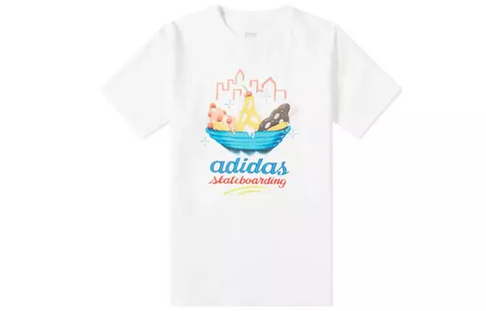 Футболка Urgello мужская белая Adidas Originals, белый