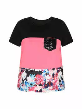 Футболка Usha, цвет multicolor pink