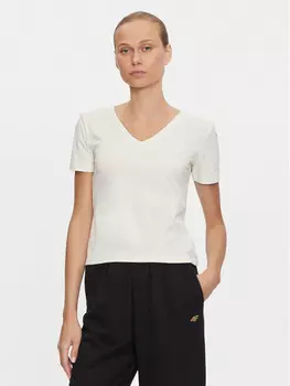 Футболка узкого кроя 4F, экрю