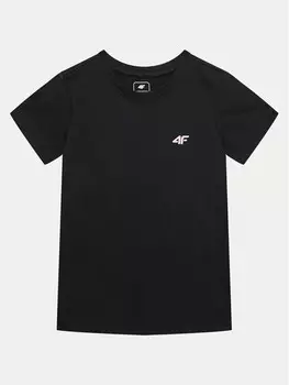 Футболка узкого кроя 4F, черный