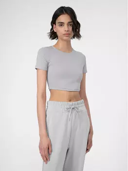 Футболка узкого кроя 4F, серый