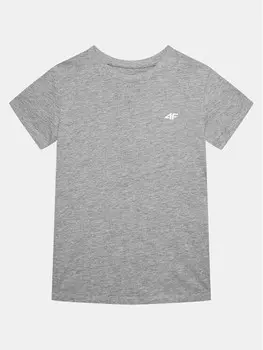 Футболка узкого кроя 4F, серый