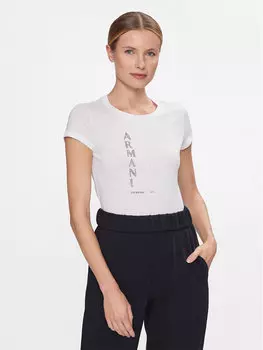 Футболка узкого кроя Armani Exchange, белый