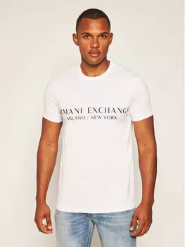 Футболка узкого кроя Armani Exchange, белый