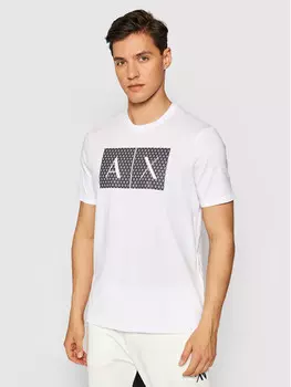Футболка узкого кроя Armani Exchange, белый