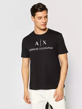 Футболка узкого кроя Armani Exchange, черный