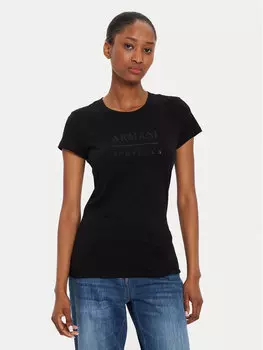 Футболка узкого кроя Armani Exchange, черный