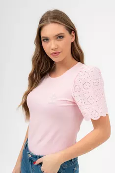 Футболка узкого кроя Budmil, розовый