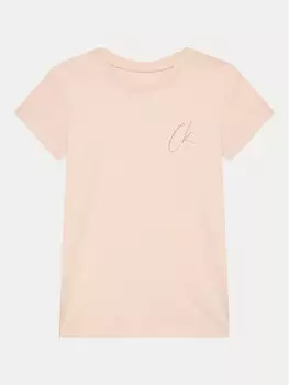 Футболка узкого кроя Calvin Klein Jeans, розовый