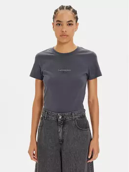 Футболка узкого кроя Calvin Klein Jeans, серый