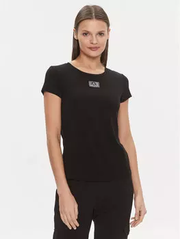 Футболка узкого кроя Ea7 Emporio Armani, черный