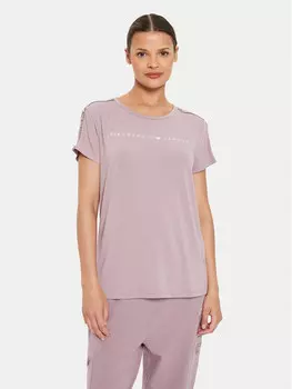 Футболка узкого кроя Ea7 Emporio Armani, розовый