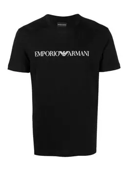 Футболка узкого кроя Emporio Armani, черный
