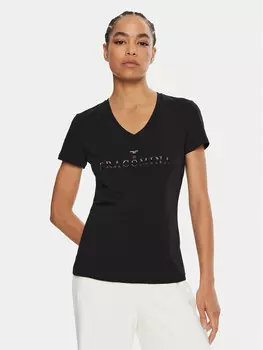 Футболка узкого кроя Fracomina, черный