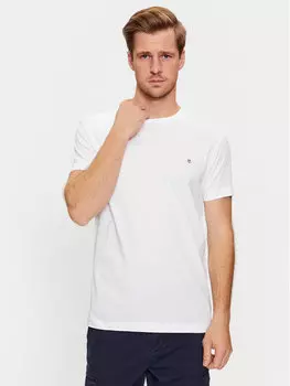 Футболка узкого кроя Gant, белый