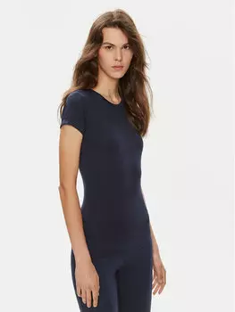 Футболка узкого кроя Gina Tricot, синий