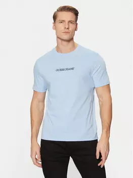 Футболка узкого кроя Guess Jeans, синий
