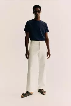 Футболка узкого кроя H&M, синий