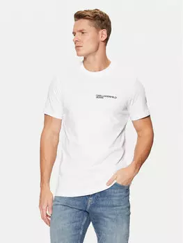 Футболка узкого кроя Karl Lagerfeld Jeans, белый